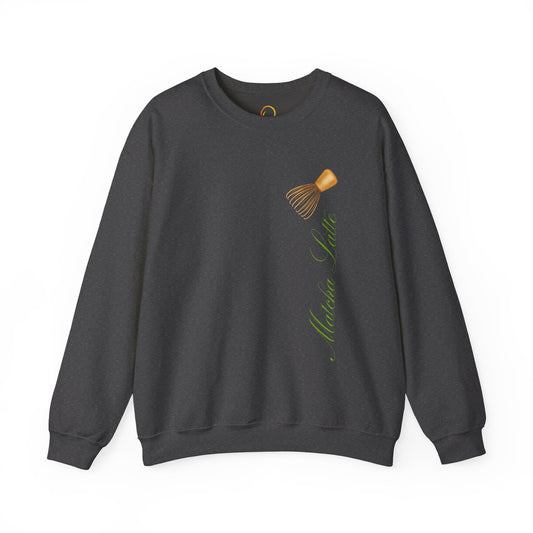 Matcha Latte Crewneck Sweatshirt, Cozy Unisex Sweater for Tea Lovers, Perfect Gift for Birthdays, Relaxing at Home, Coffee Shop Style