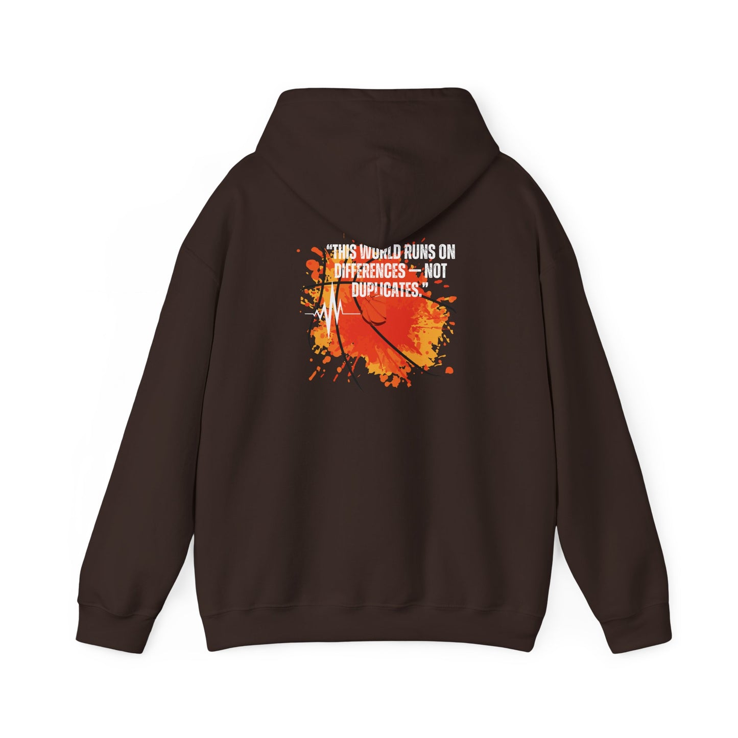 "This World Runs on Differences" Unisex Heavy Blend Hoodie - Celebrate Diversity in Style