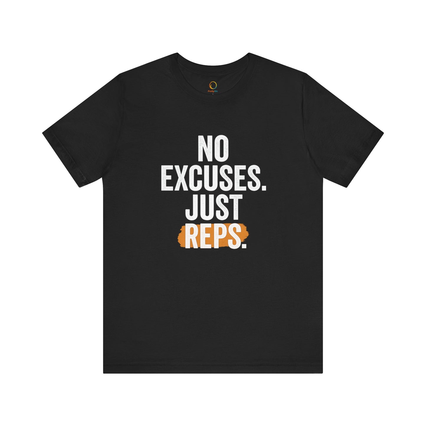 Motivational Fitness Tee - No Excuses Just Reps, Workout Shirt, Gym Apparel, Gift for Fitness Lovers, Exercise Clothing, Activewear