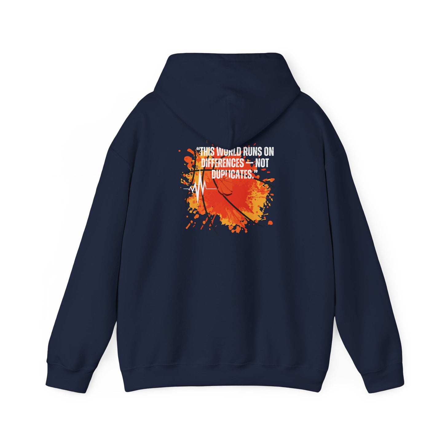 "This World Runs on Differences" Unisex Heavy Blend Hoodie - Celebrate Diversity in Style