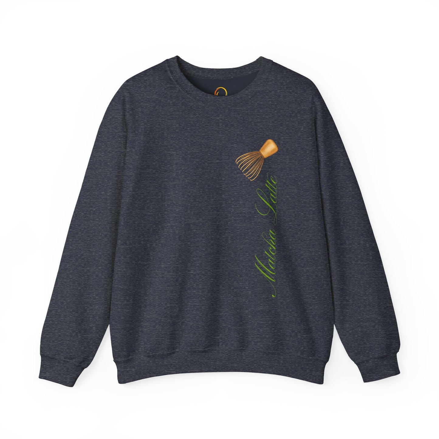 Matcha Latte Crewneck Sweatshirt, Cozy Unisex Sweater for Tea Lovers, Perfect Gift for Birthdays, Relaxing at Home, Coffee Shop Style