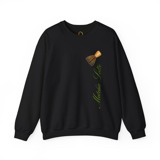 Matcha Latte Crewneck Sweatshirt, Cozy Unisex Sweater for Tea Lovers, Perfect Gift for Birthdays, Relaxing at Home, Coffee Shop Style